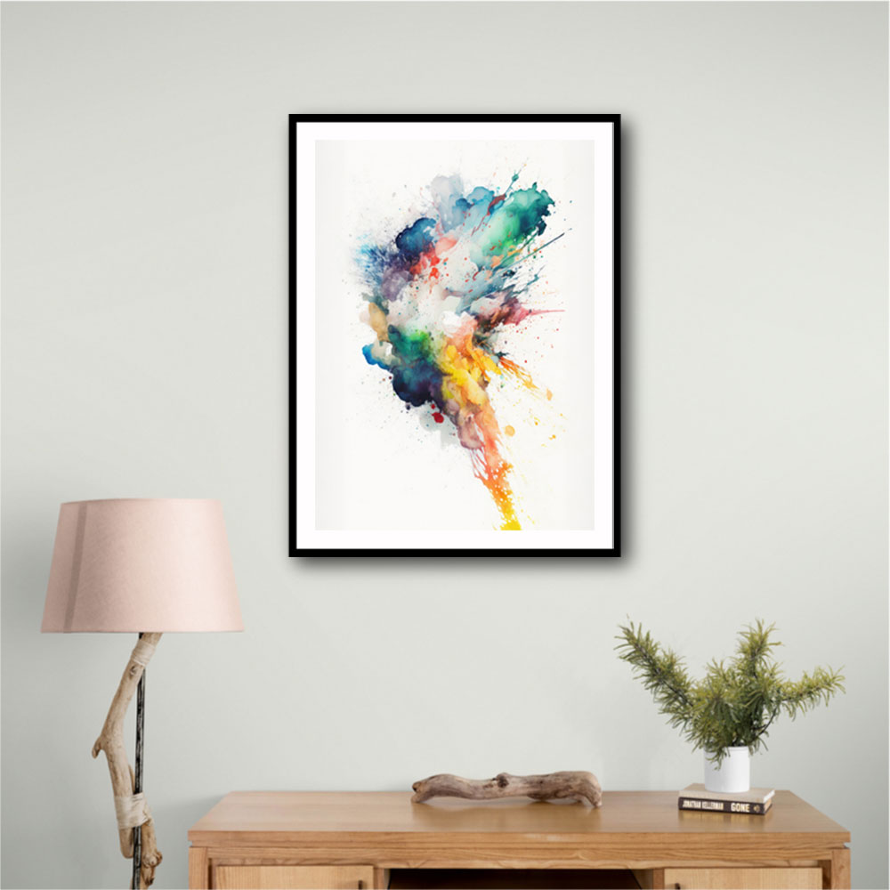 Ink Splash Abstract 39 Wall Art