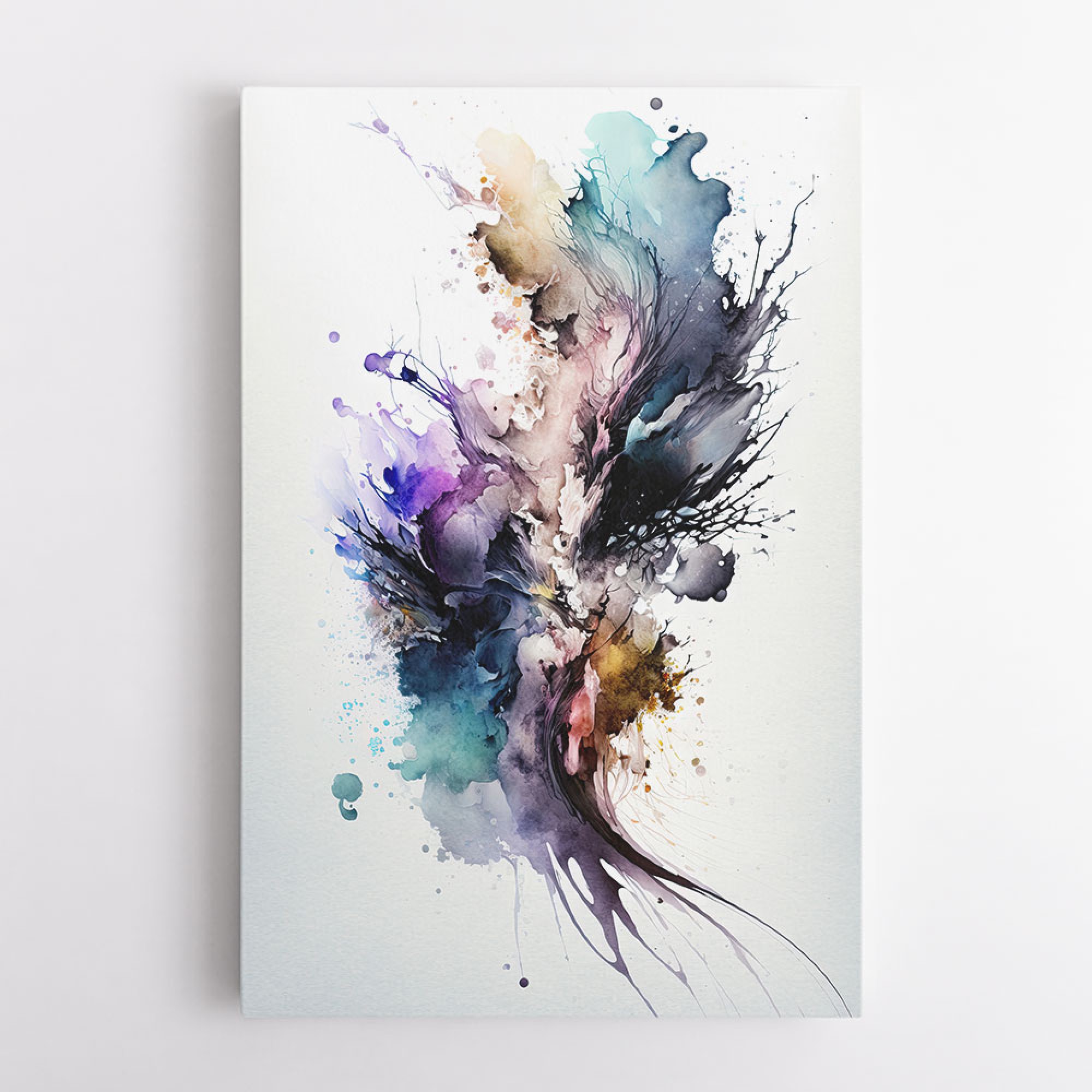 Ink Splash Abstract 44 Wall Art