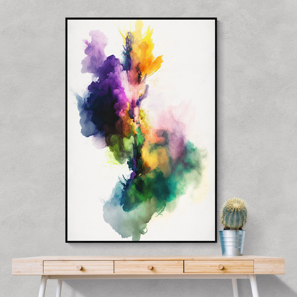 Ink Splash Abstract 45 Wall Art