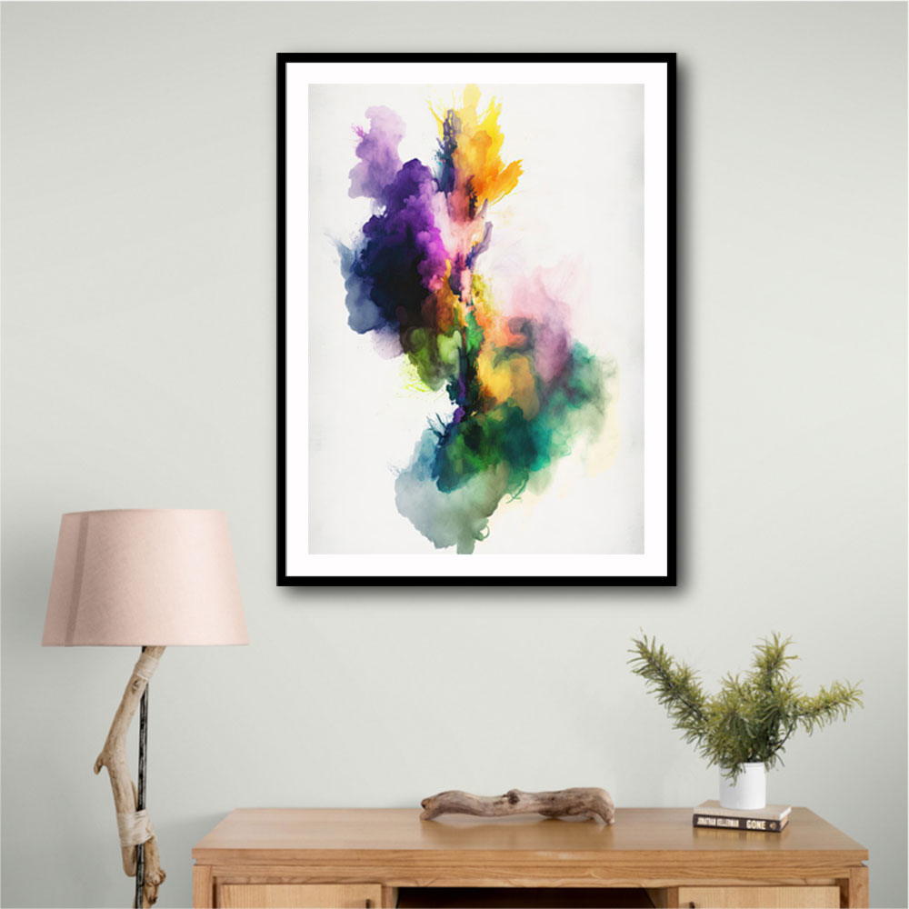 Ink Splash Abstract 45 Wall Art