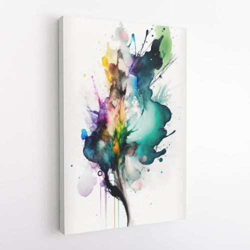 Ink Splash Abstract 15 Wall Art