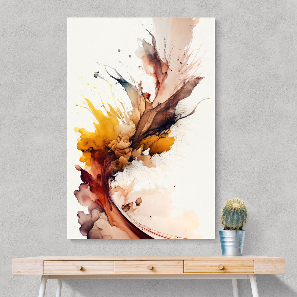 Ink Splash Abstract 48 Wall Art