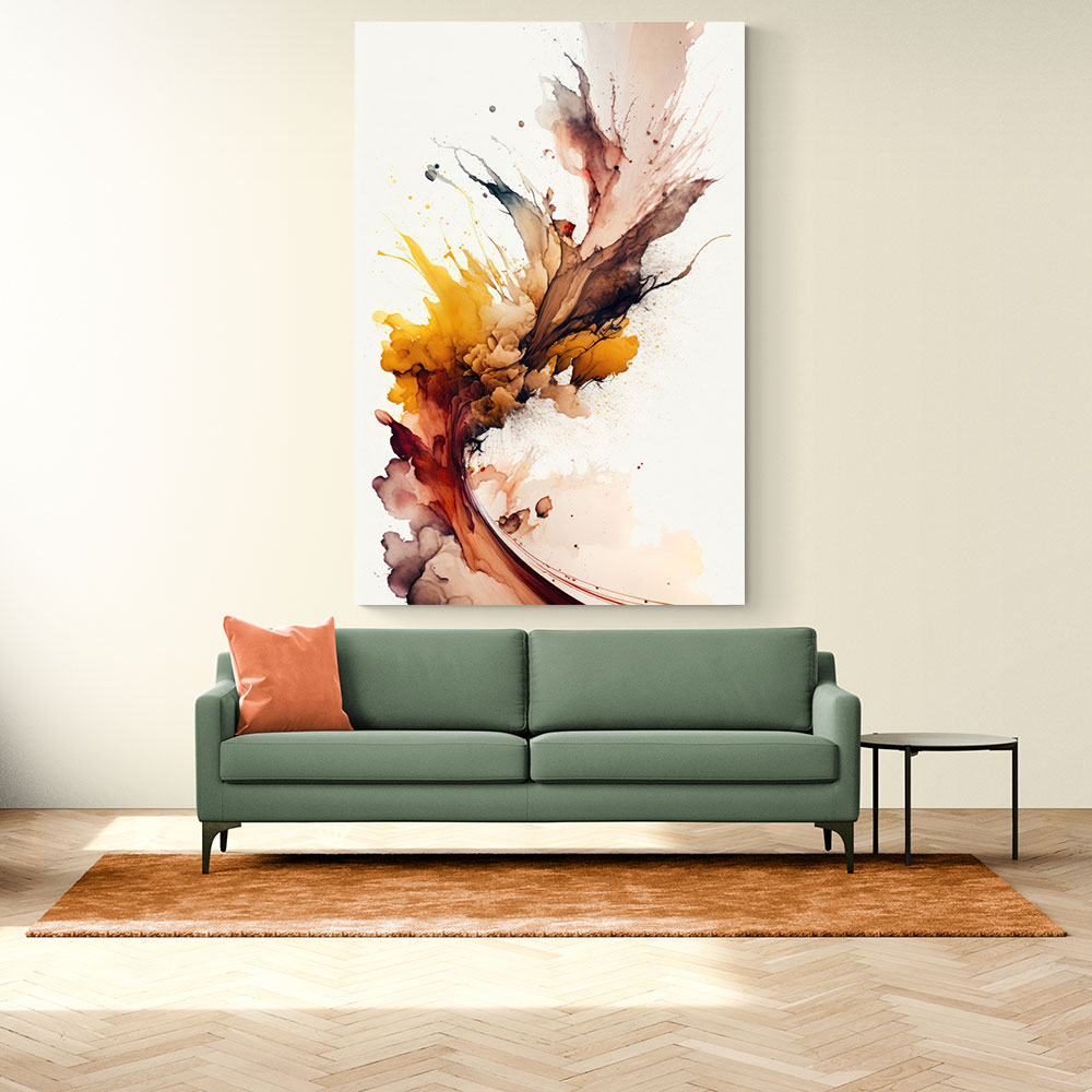 Ink Splash Abstract 48 Wall Art