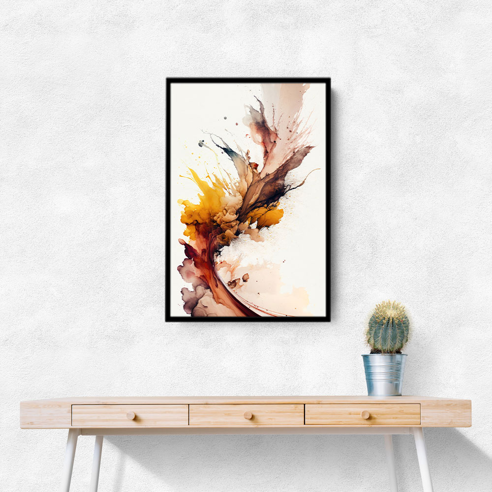 Ink Splash Abstract 48 Wall Art