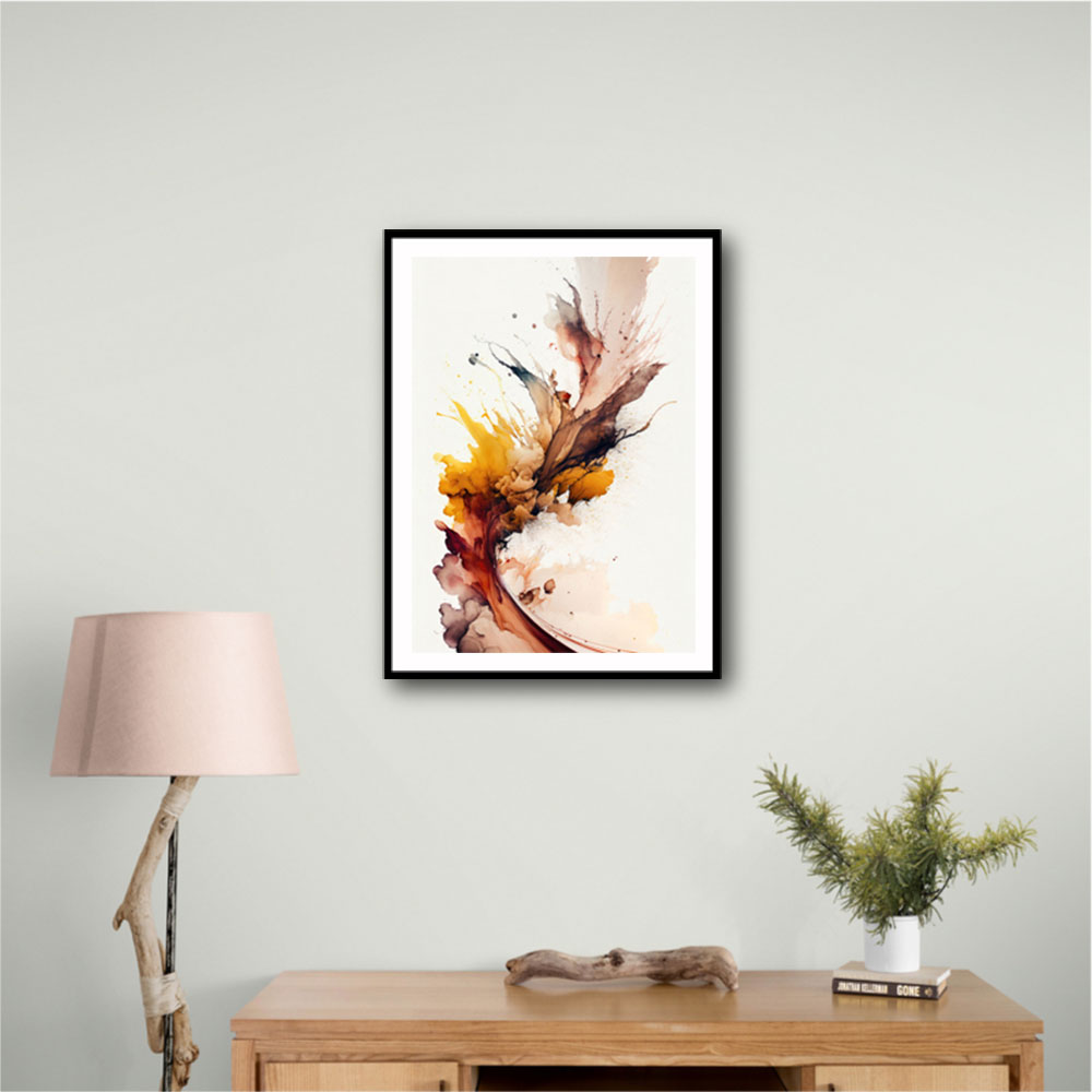 Ink Splash Abstract 48 Wall Art