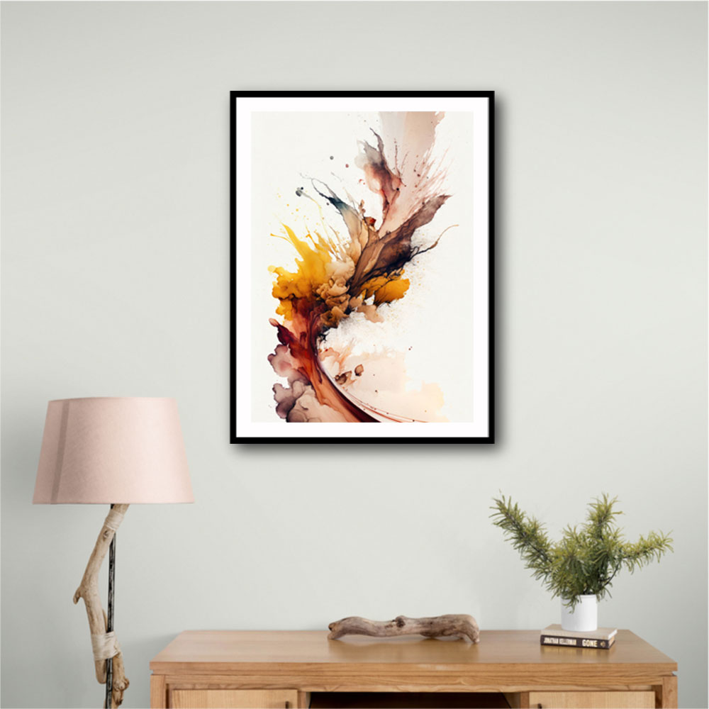 Ink Splash Abstract 48 Wall Art