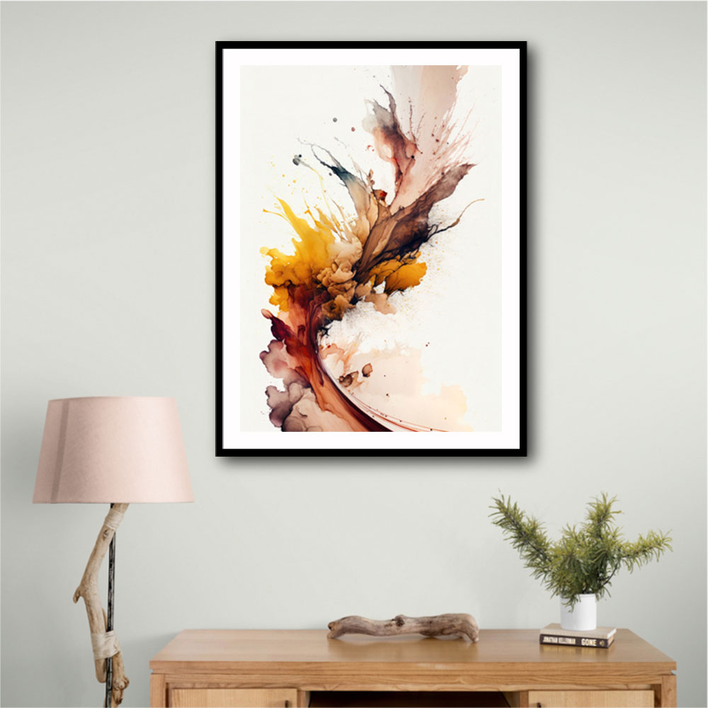 Ink Splash Abstract 48 Wall Art