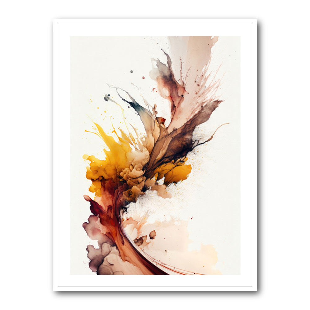 Ink Splash Abstract 48 Wall Art