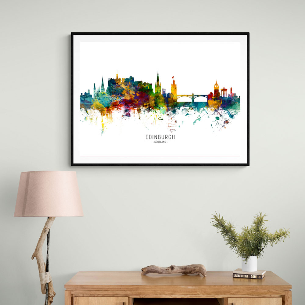 Edinburgh Scotland Skyline