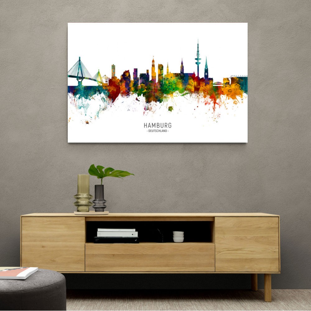 Hamburg Germany Skyline