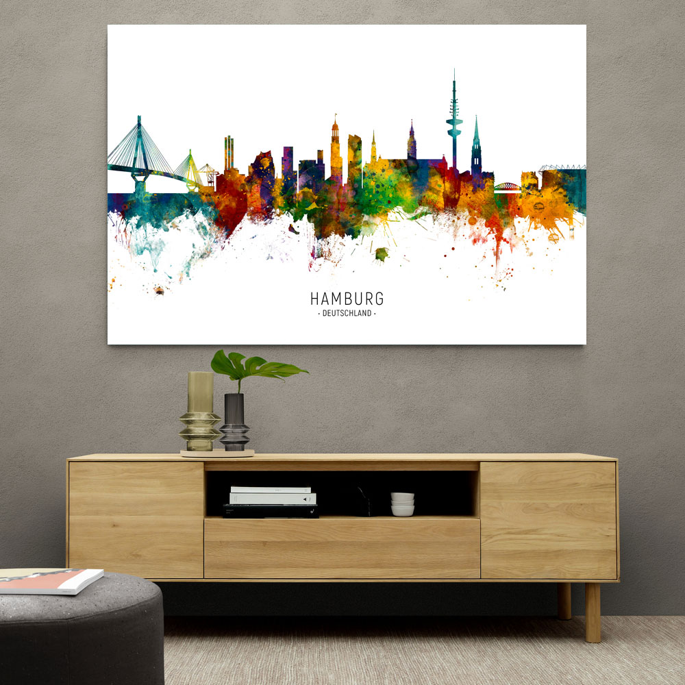 Hamburg Germany Skyline