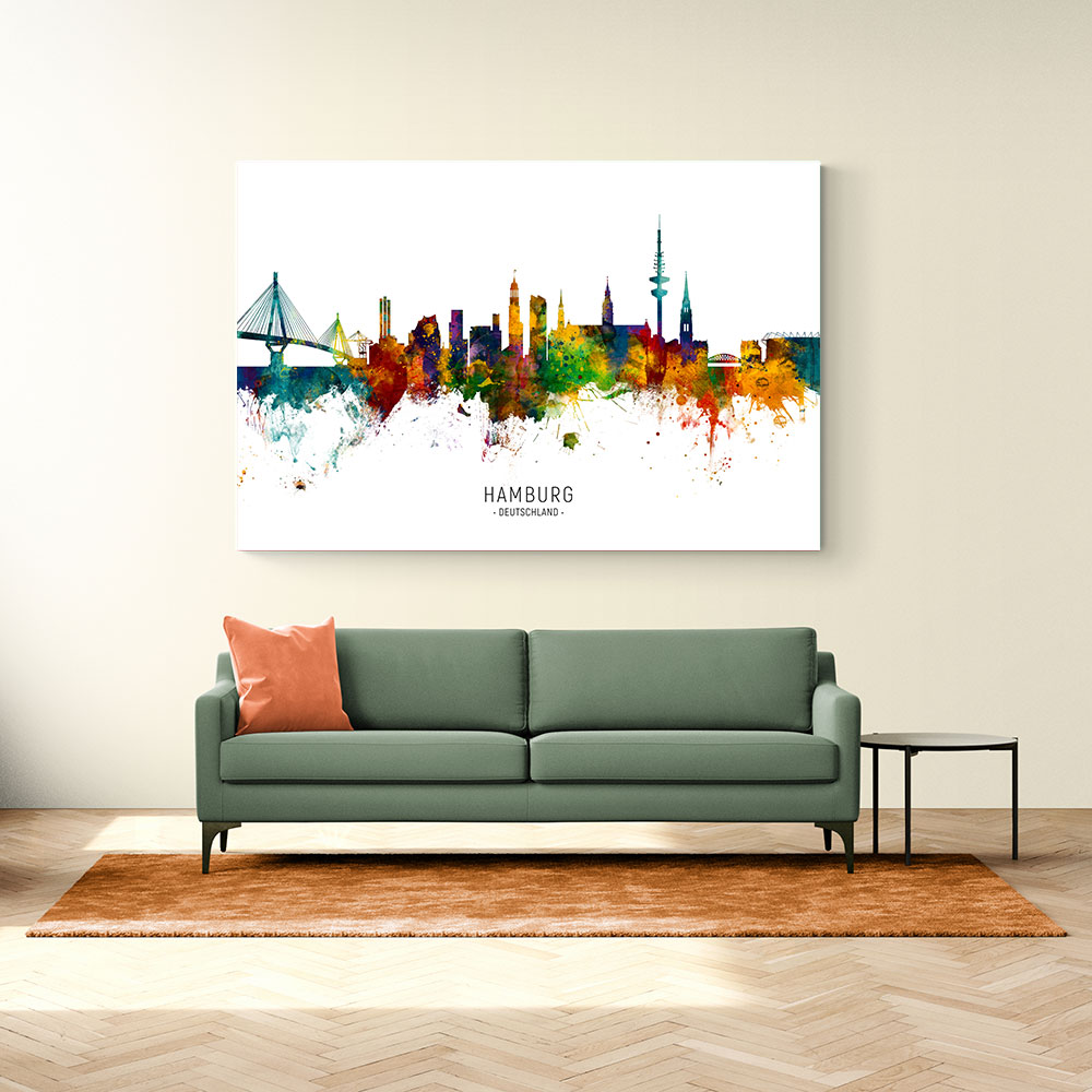 Hamburg Germany Skyline