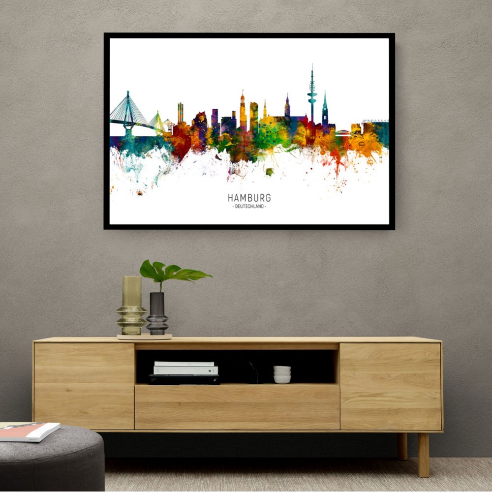 Hamburg Germany Skyline