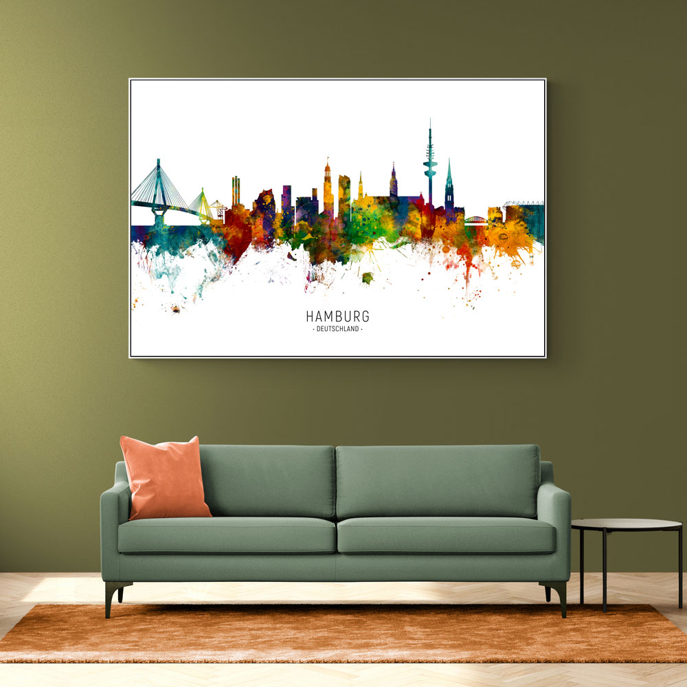 Hamburg Germany Skyline