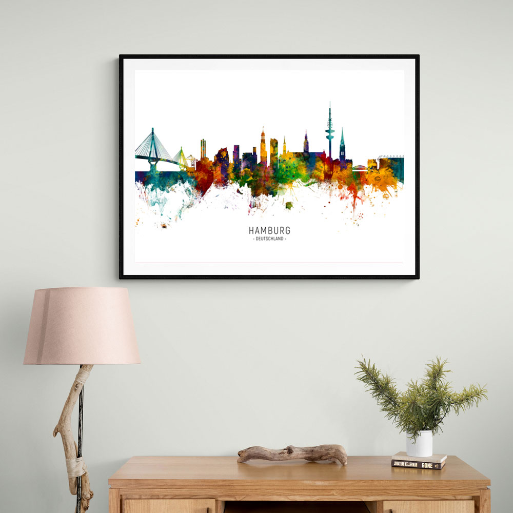 Hamburg Germany Skyline