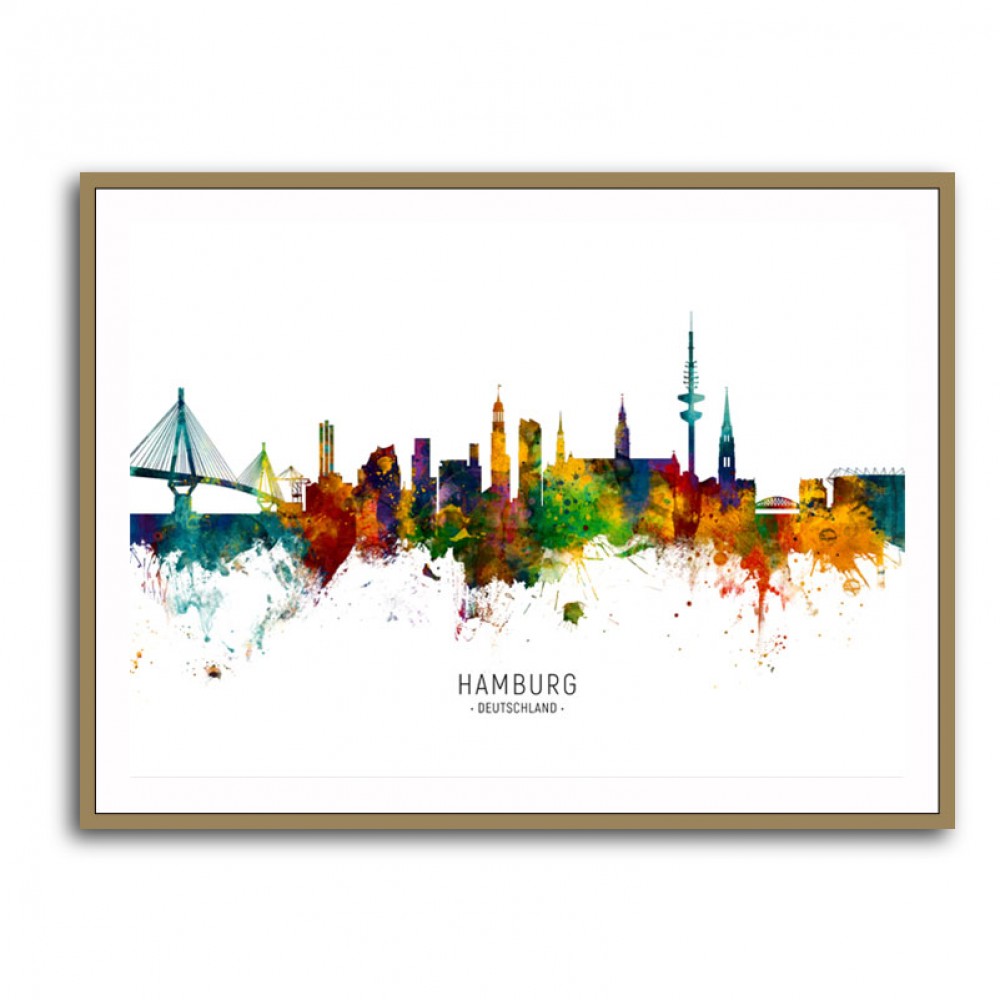 Hamburg Germany Skyline