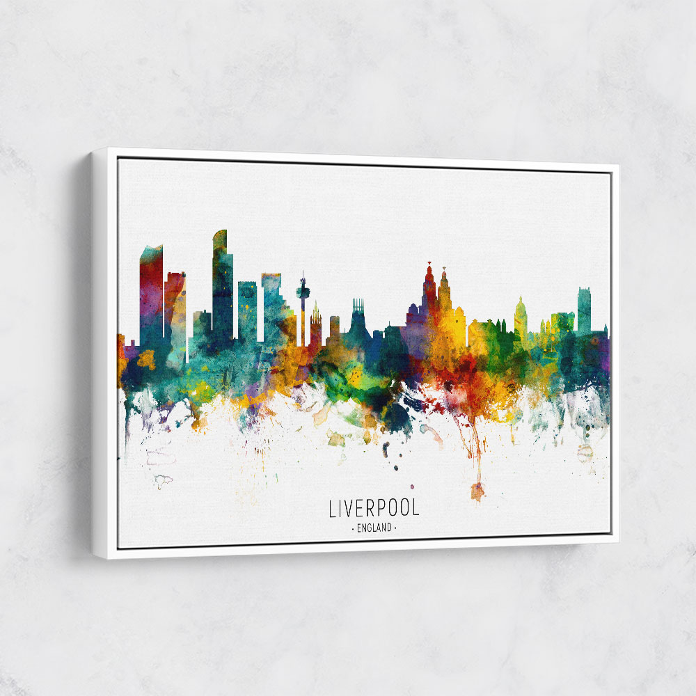 Liverpool England Skyline