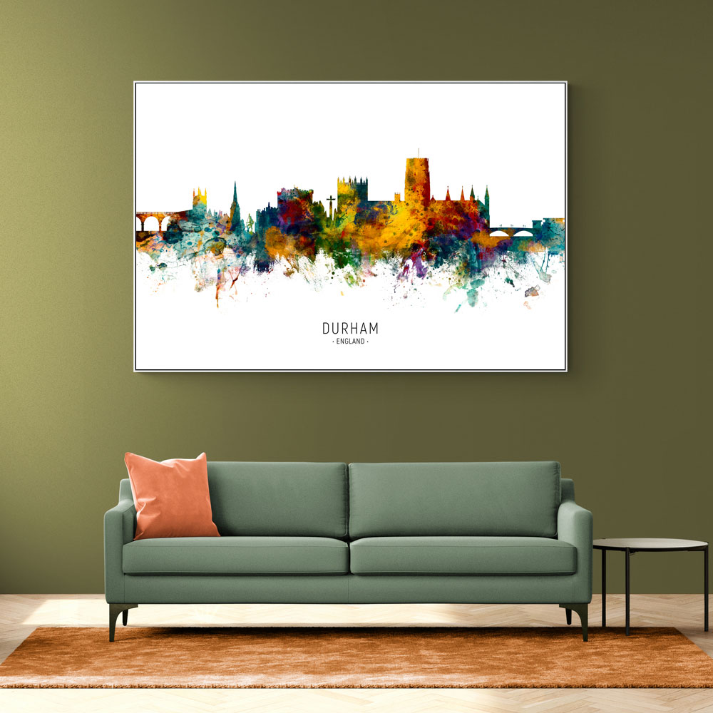 Durham England Skyline Cityscape