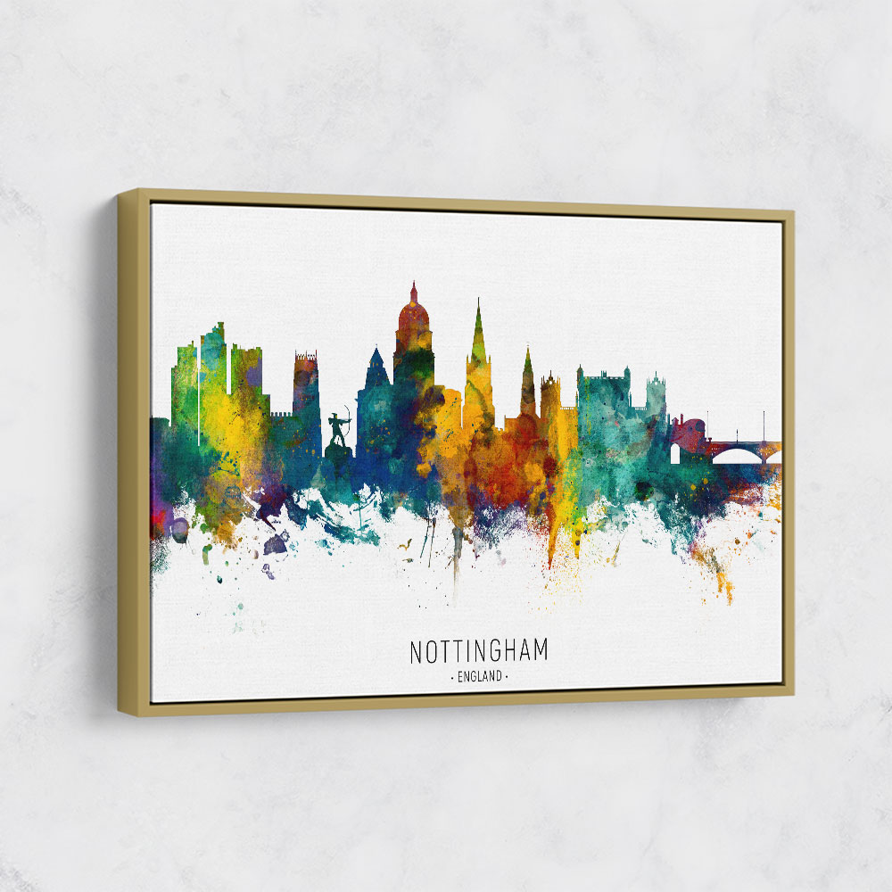 Nottingham England Skyline