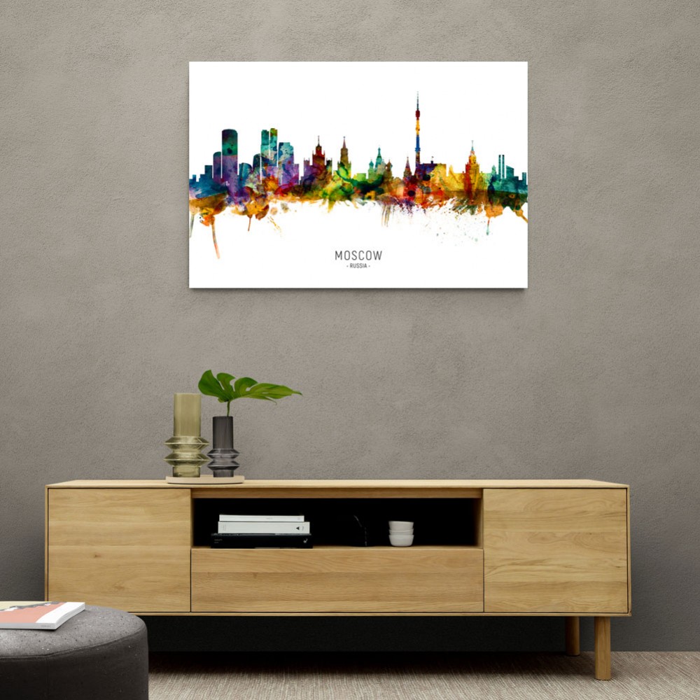 Moscow Russia Skyline