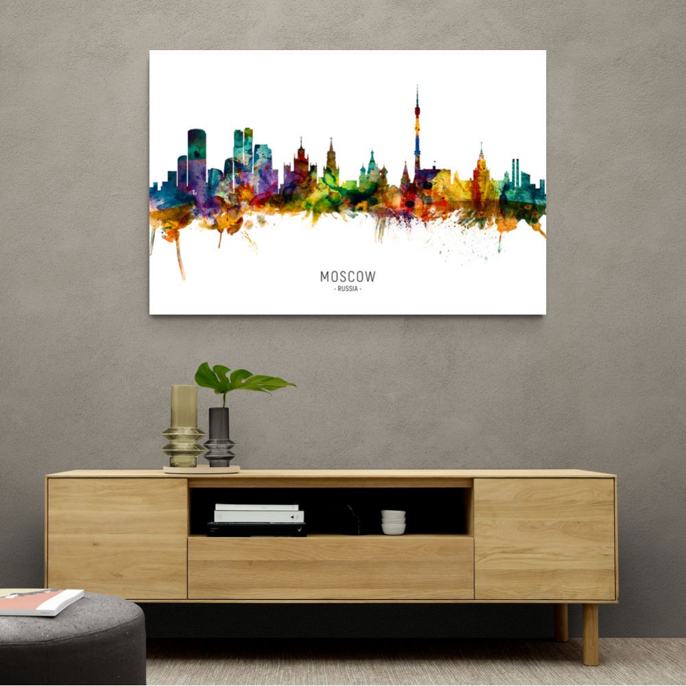 Moscow Russia Skyline