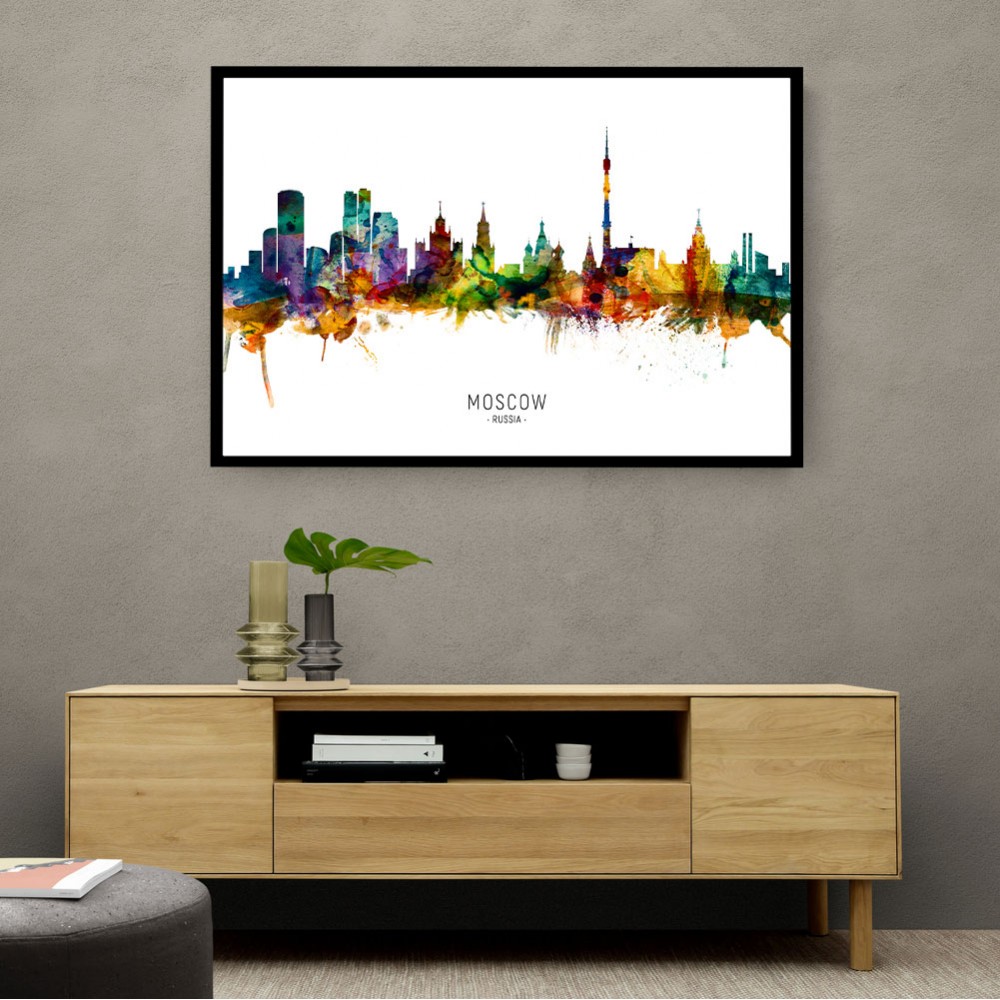 Moscow Russia Skyline