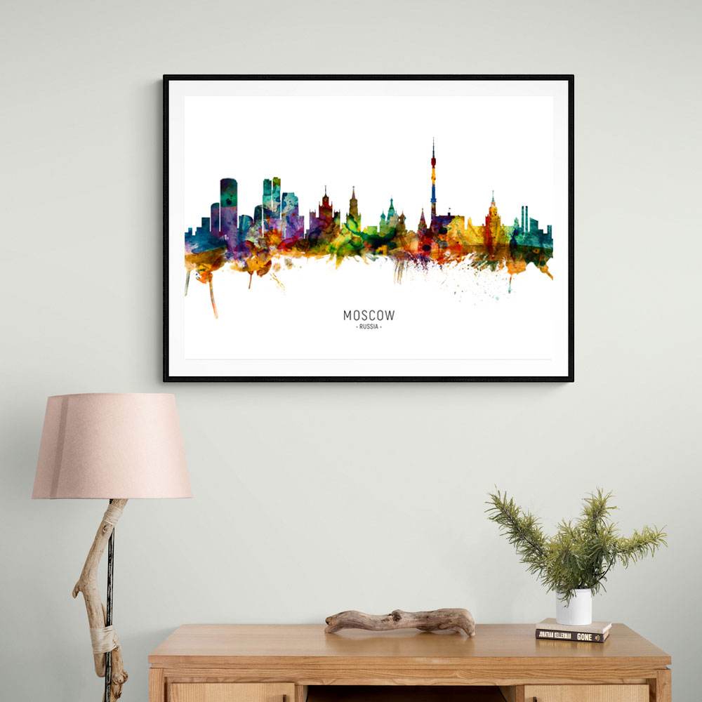 Moscow Russia Skyline