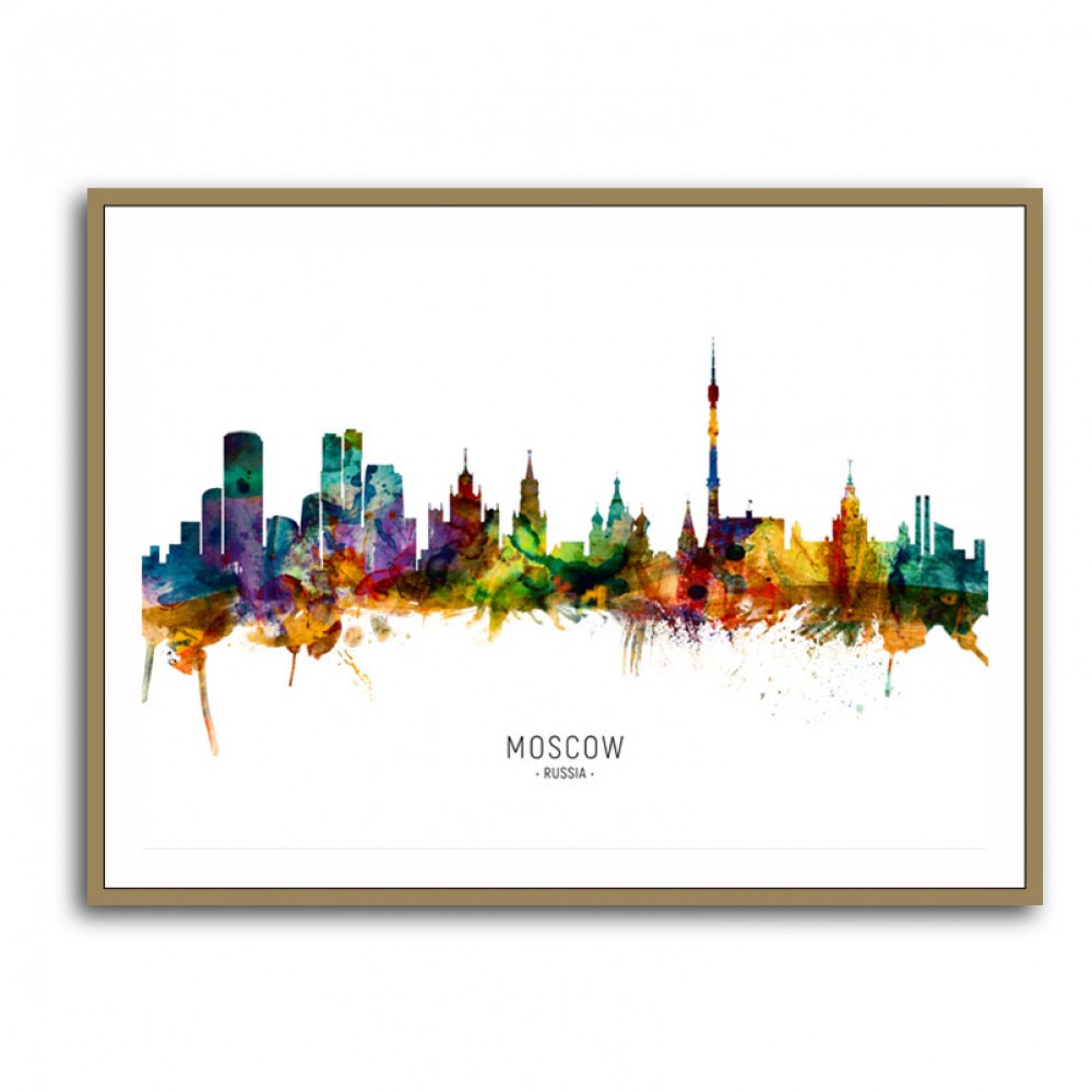 Moscow Russia Skyline