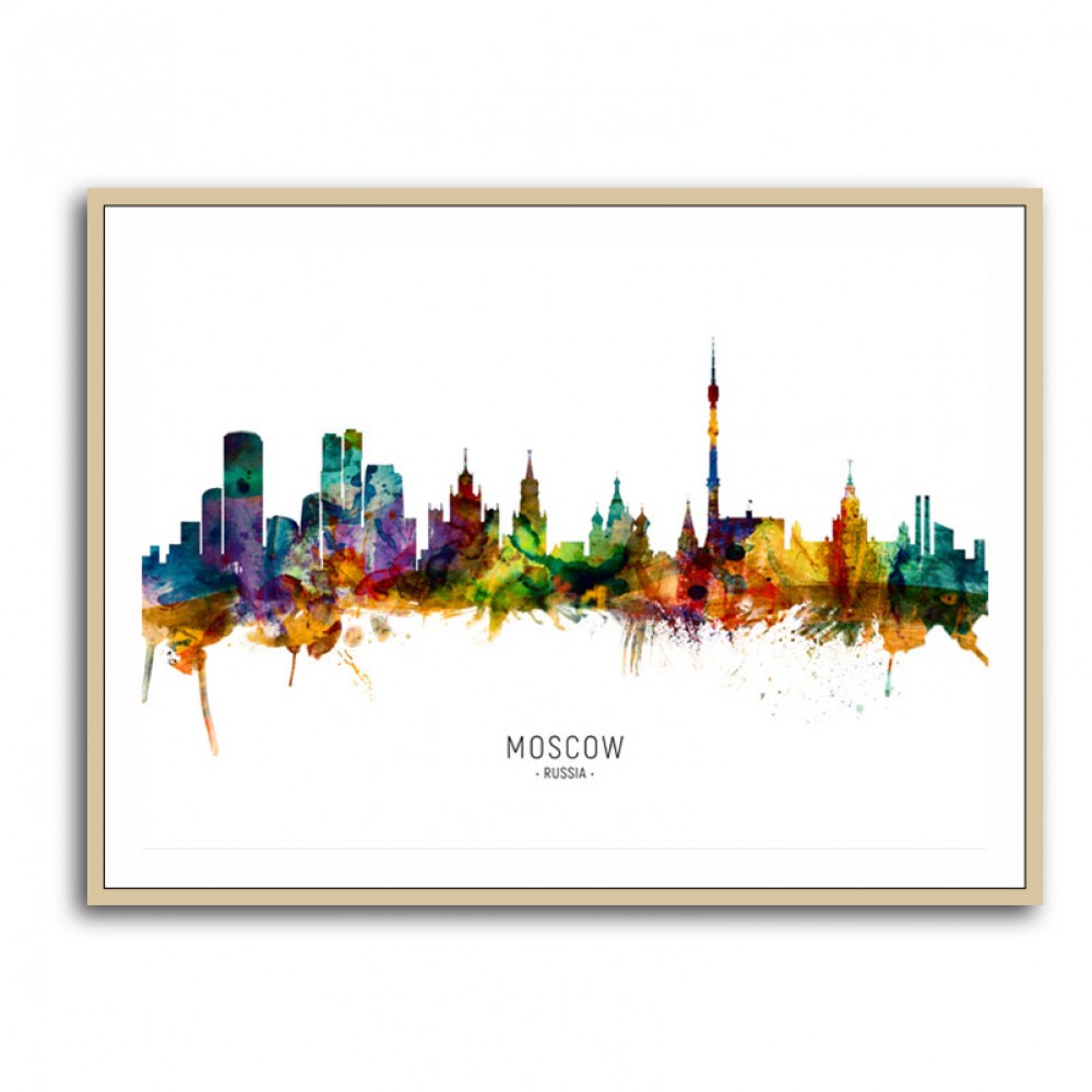 Moscow Russia Skyline