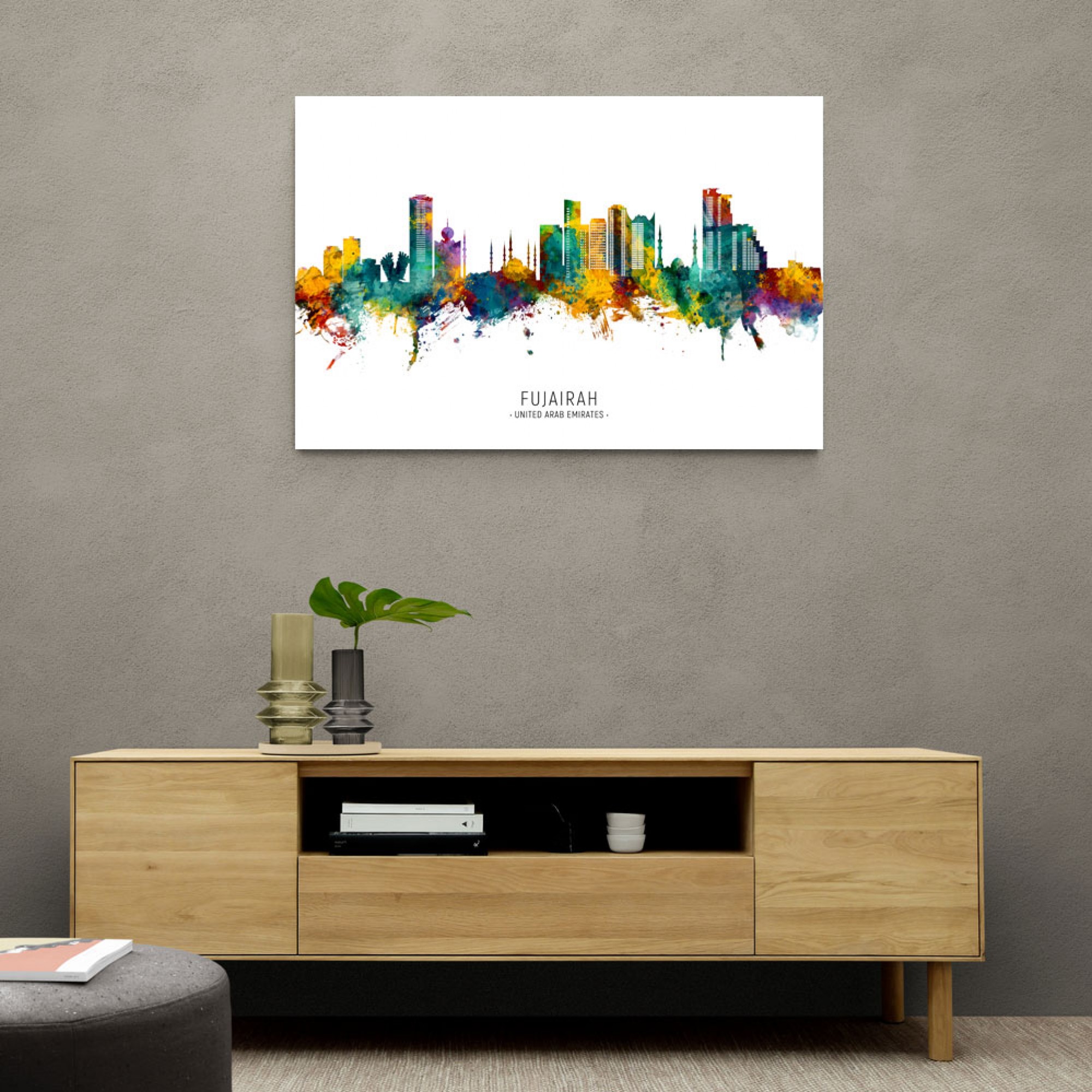 Fujairah Skyline Wall Art