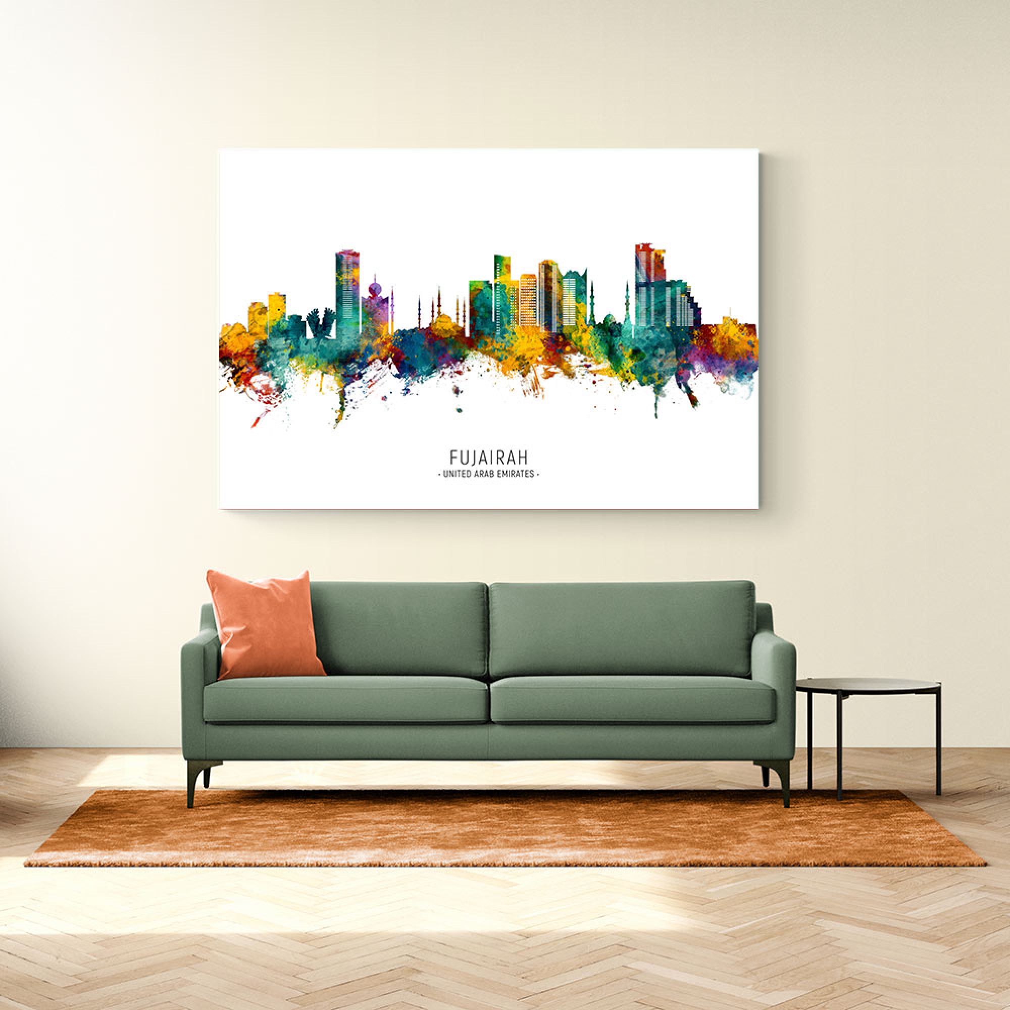 Fujairah Skyline Wall Art