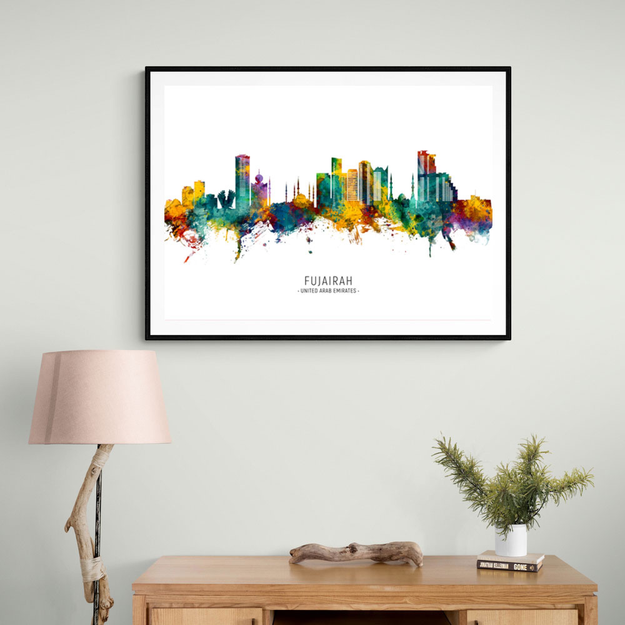 Fujairah Skyline Wall Art