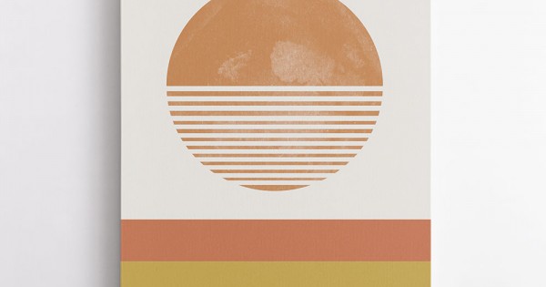 Retro Landscape Wall Art