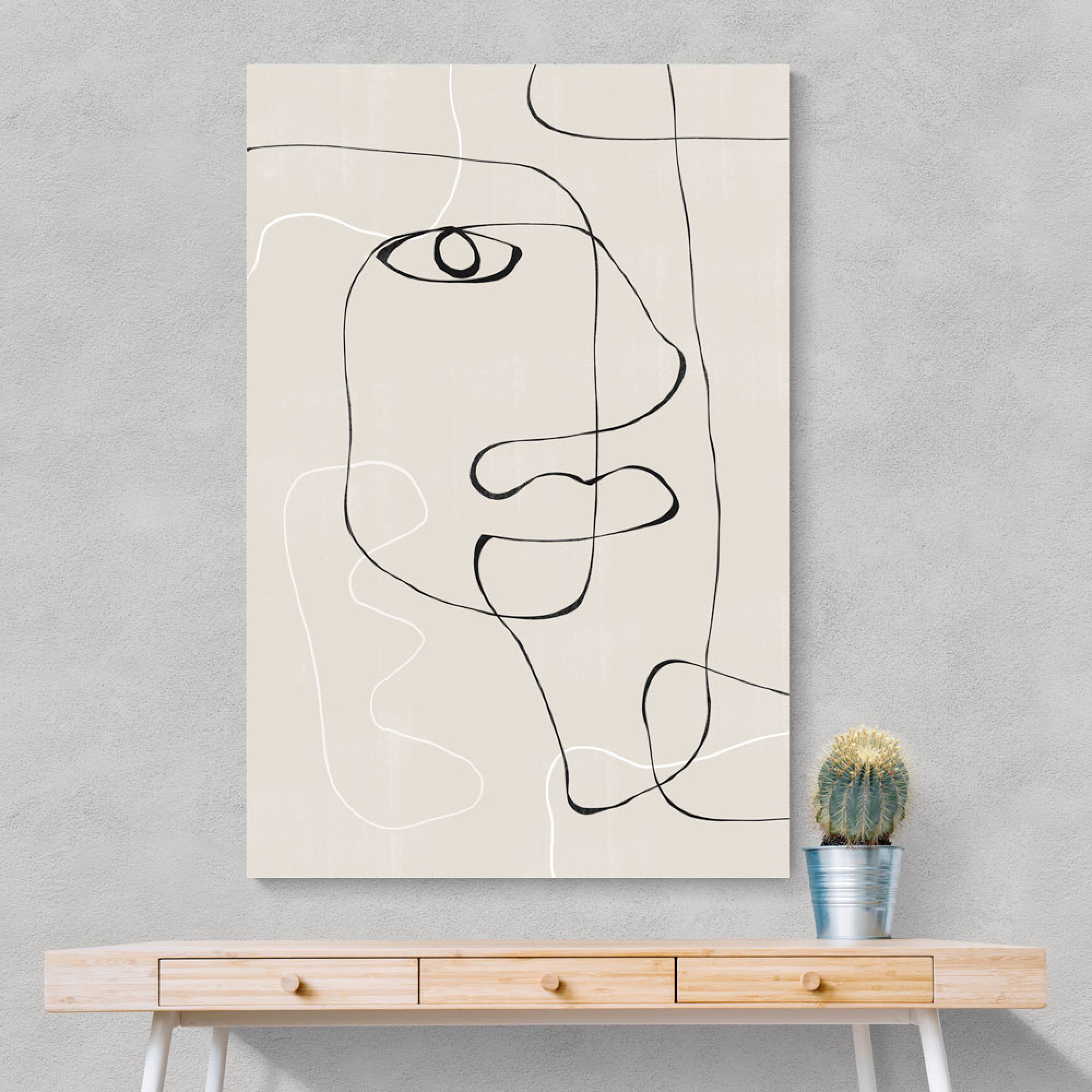 Abstract Face No1. Wall Art