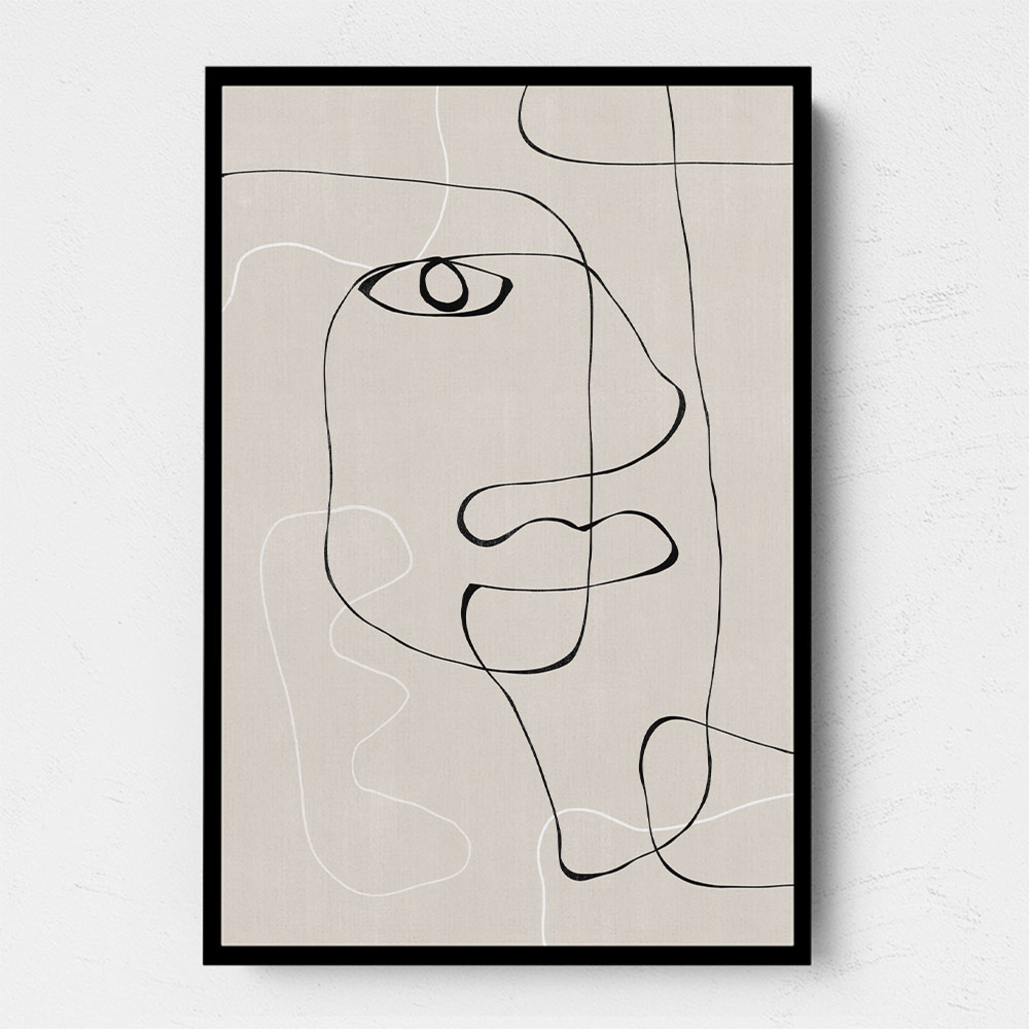 Abstract Face No1. Wall Art