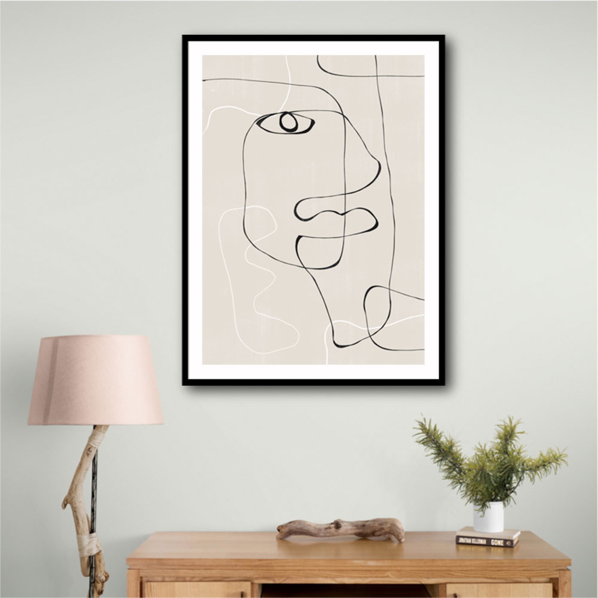 Abstract Face No1. Wall Art