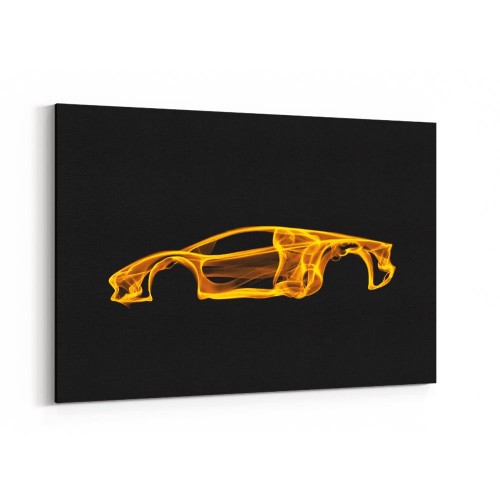 Lamborghini Urus Cartoon Style Wall Art