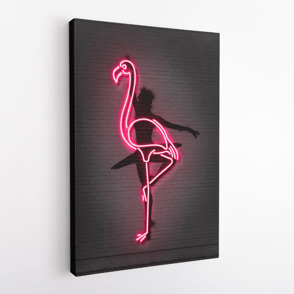Ballerina Flamingo Neon