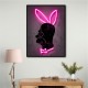 Homer Playboy Bunny Neon