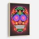 Day of the Dead Skull Neon