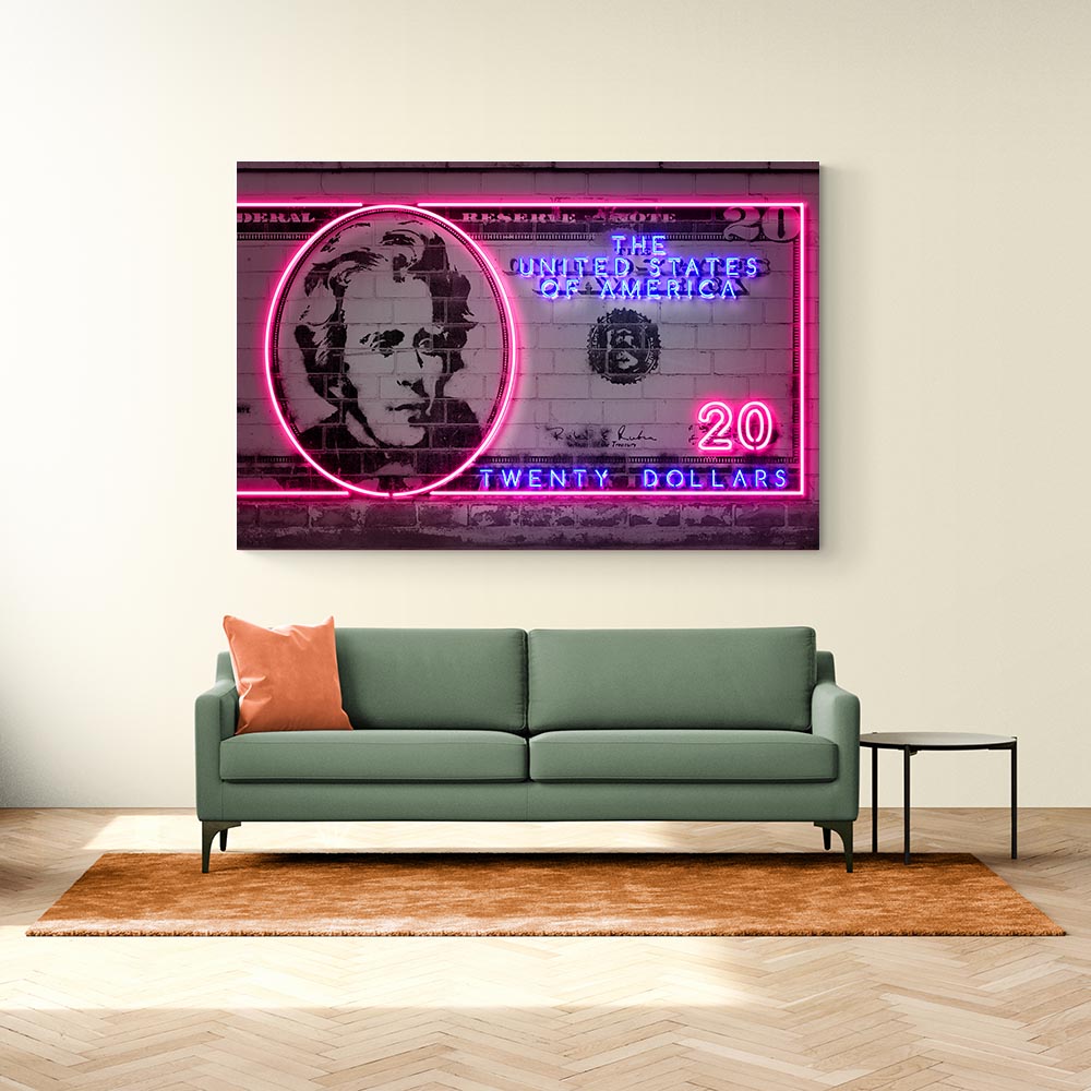 20 Dollars Neon