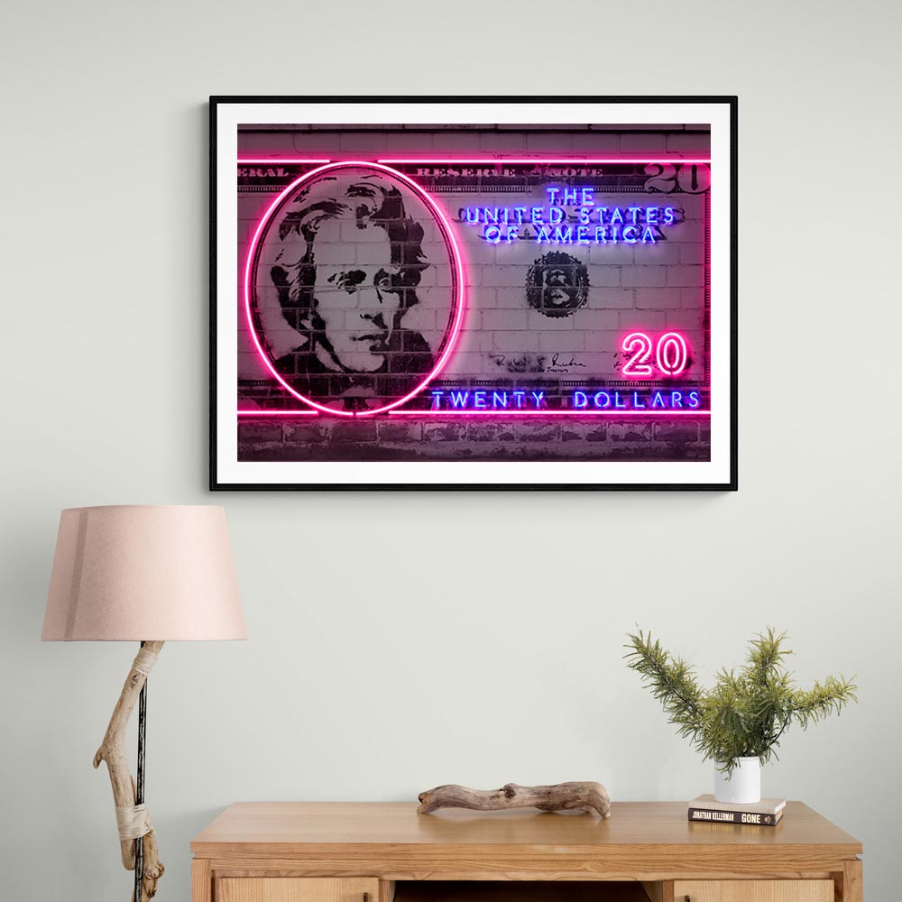 20 Dollars Neon