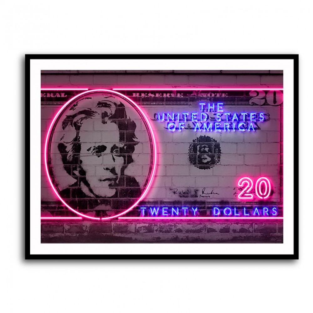 20 Dollars Neon