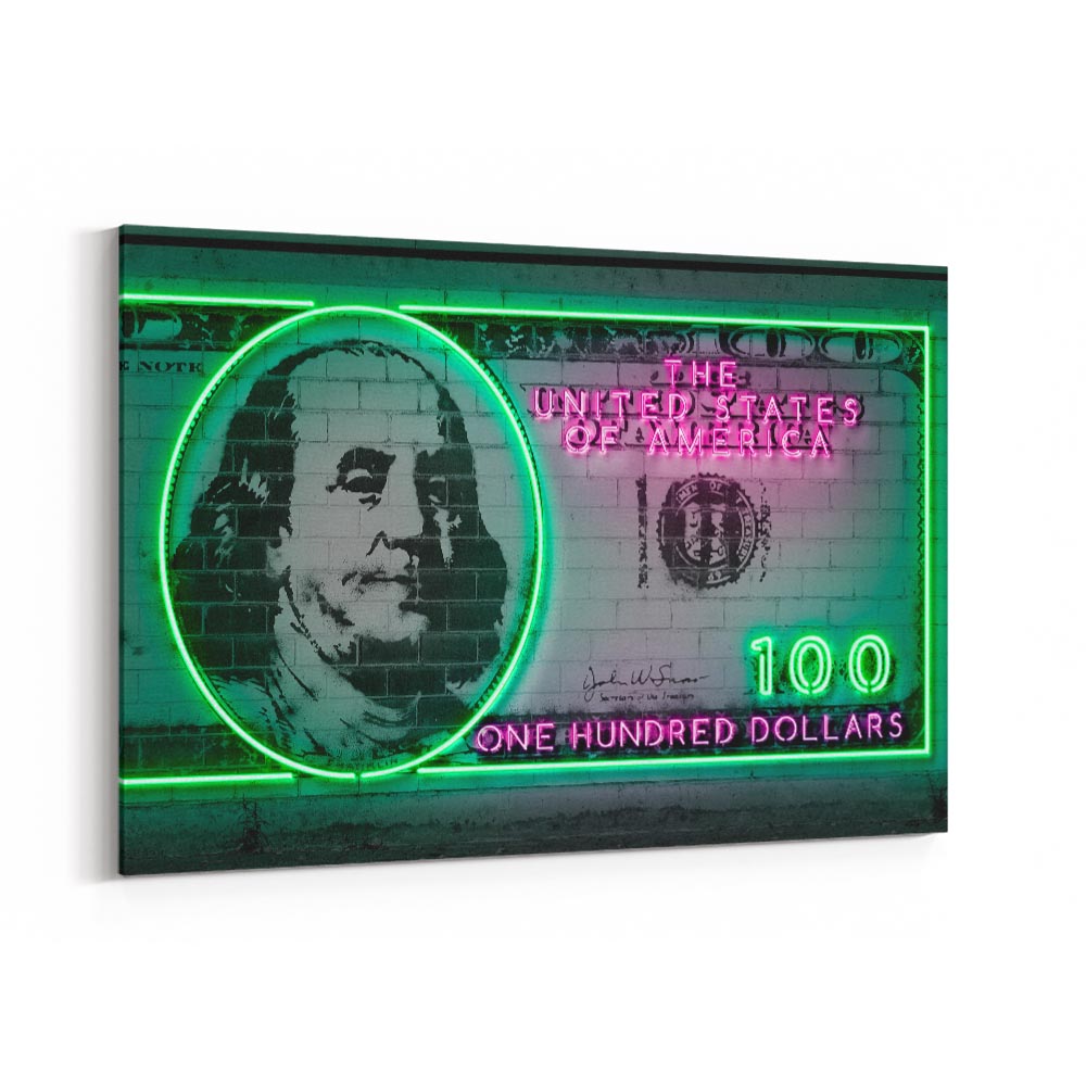 100 Dollars Neon