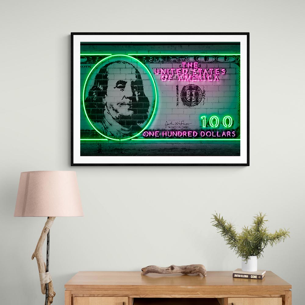 100 Dollars Neon