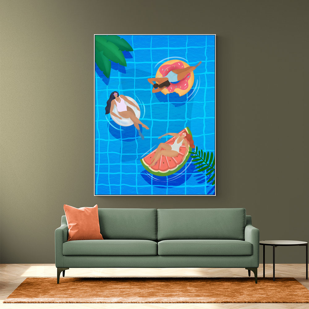 Pool Ladies Wall Art