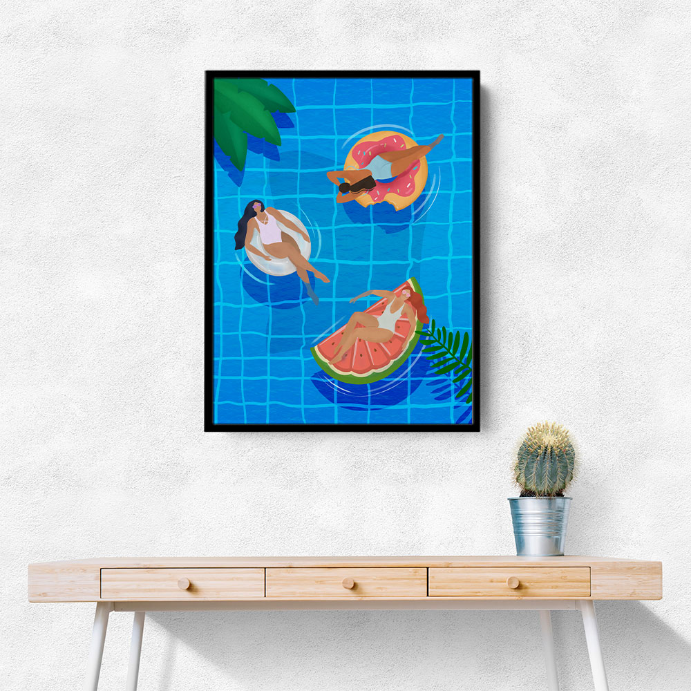 Pool Ladies Wall Art