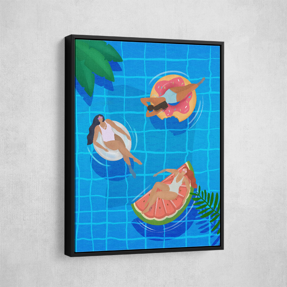 Pool Ladies Wall Art