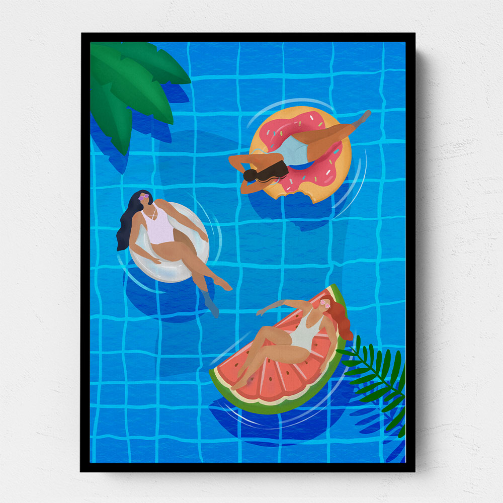 Pool Ladies Wall Art