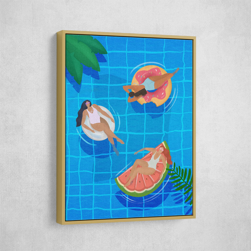 Pool Ladies Wall Art